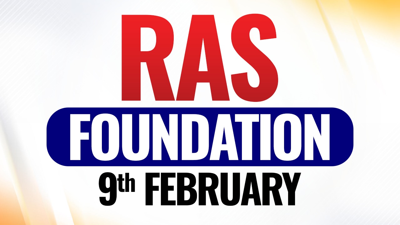 RAS Foundation 9 Feb