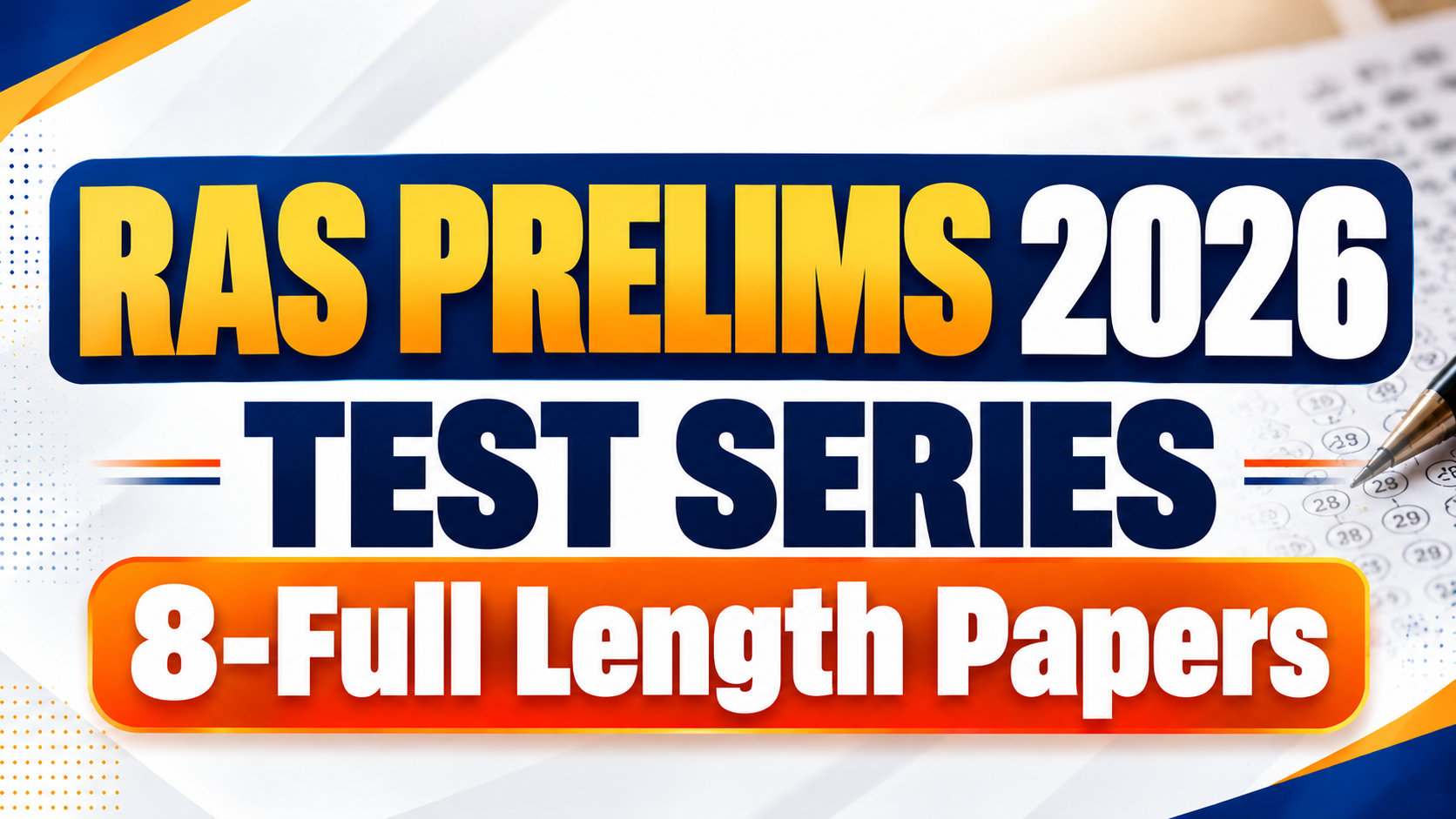 RAS Prelims Test Series